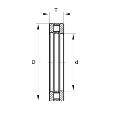 推力圆柱滚子轴承 RT620, 单向，可分离，圆柱滚子，英制