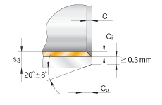 衬套 EGB7070-E40-B, 滑套，免维护，带铜衬