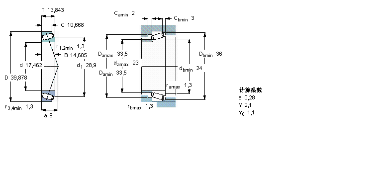 SKF 圆锥滚子轴承, 单列, 英制轴承LM11749/710/Q样本图片