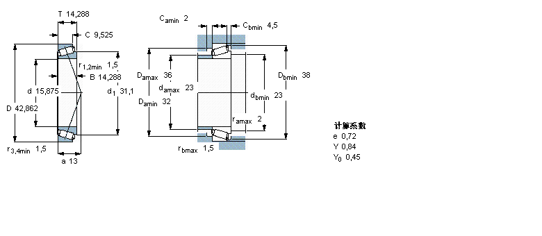 SKF 圆锥滚子轴承, 单列, 英制轴承11590/11520/Q样本图片