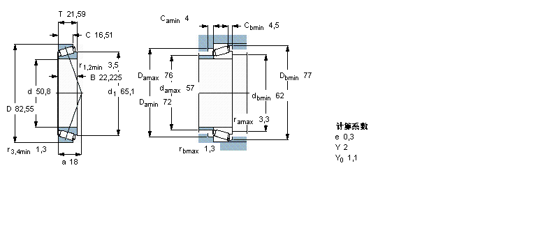 SKF 圆锥滚子轴承, 单列, 英制轴承LM104949/911/Q样本图片