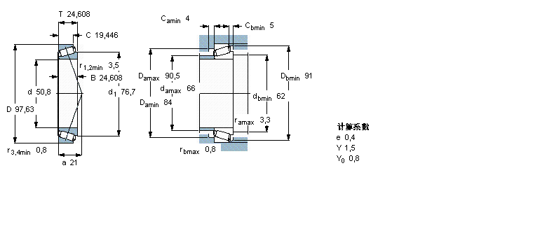 SKF 圆锥滚子轴承, 单列, 英制轴承28678/28622B/Q样本图片