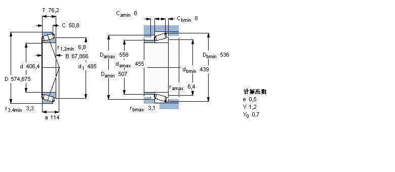 SKF 圆锥滚子轴承, 单列, 英制轴承EE285160/285226样本图片