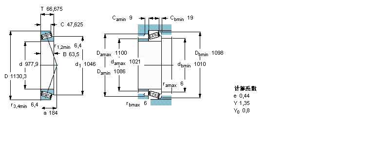 SKF 圆锥滚子轴承, 单列, 英制轴承LL687949/910样本图片