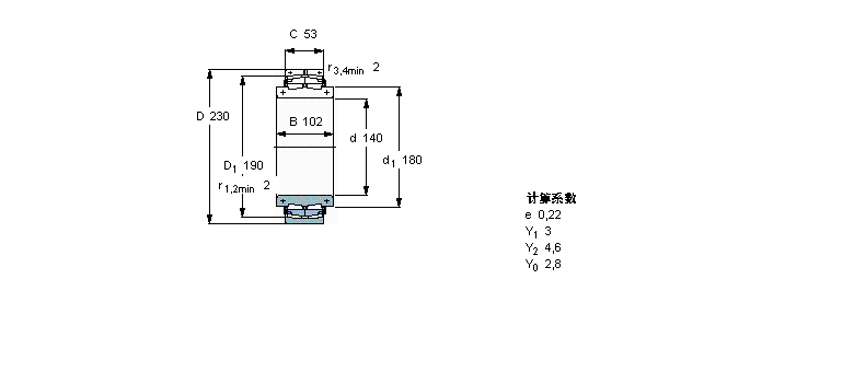 SKF 球面滚子轴承, 剖分式BS2B321606样本图片