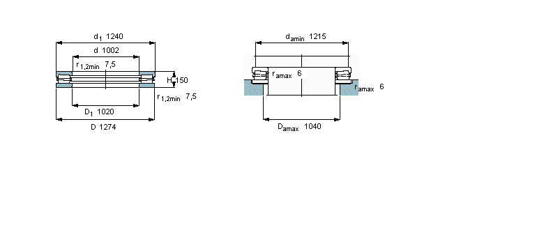 SKF 圆锥滚子推力轴承, 单向BFSB353901/HA4样本图片