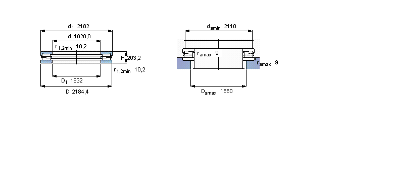 SKF 圆锥滚子推力轴承, 单向BFSB353320/HA4样本图片