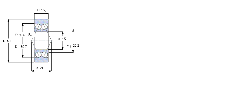 SKF 凸轮滚柱305702C-2Z样本图片