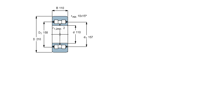 SKF 滚子分度单元, 滚子分度单元319008A/HB2样本图片