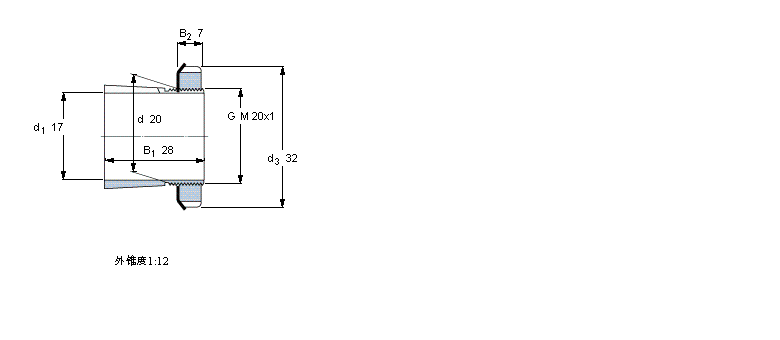 SKF 紧定套H304样本图片