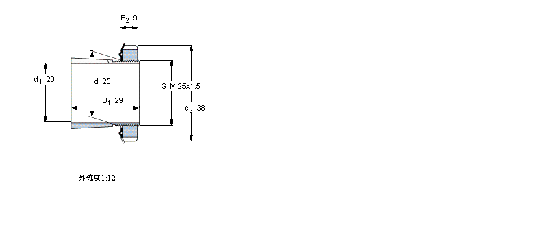 SKF 紧定套H305C样本图片