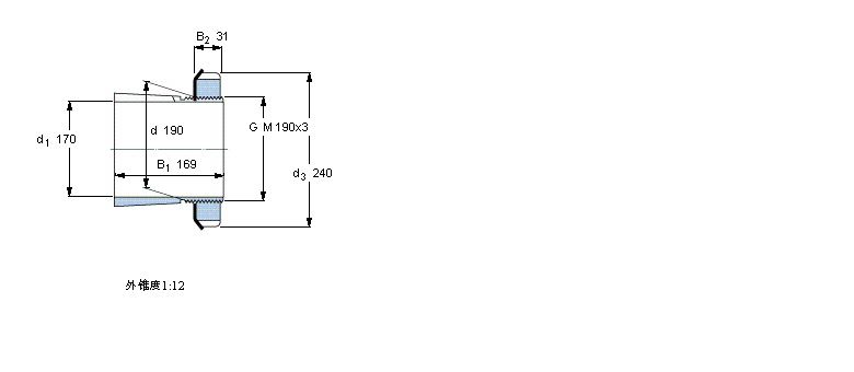 SKF 紧定套H2338样本图片