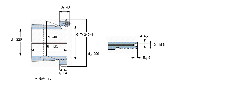 SKF 紧定套OH3048H样本图片