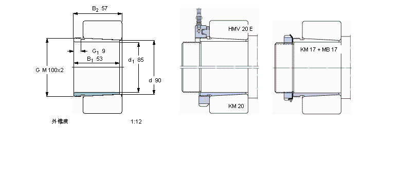 SKF 退卸套AHX318样本图片