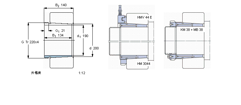 SKF 退卸套AH3140样本图片