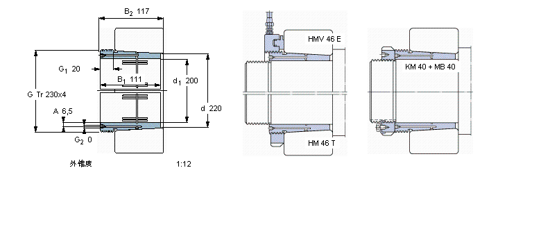 SKF 退卸套AOH3044G样本图片