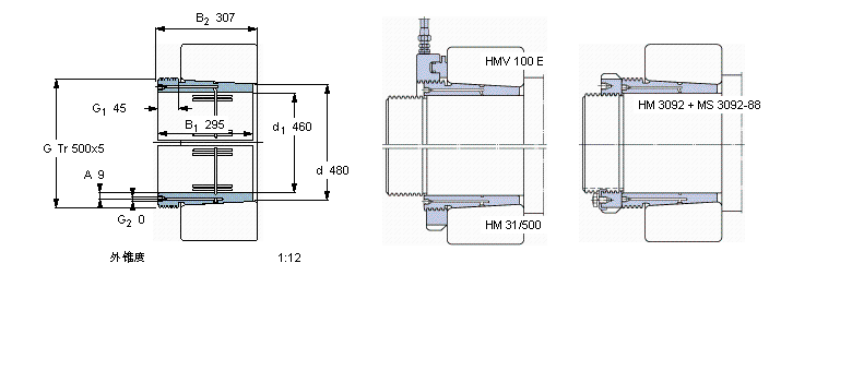 SKF 退卸套AOHX3196G样本图片