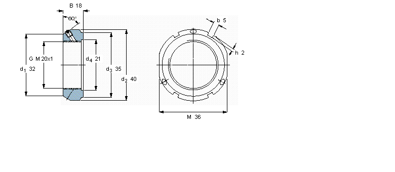 SKF 带锁紧销的KMT精密锁紧定螺母KMT4样本图片