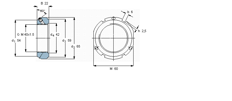 SKF 带锁紧销的KMT精密锁紧定螺母KMT8样本图片