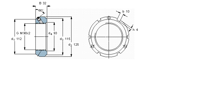 SKF 带锁紧销的KMT精密锁紧定螺母KMT18样本图片