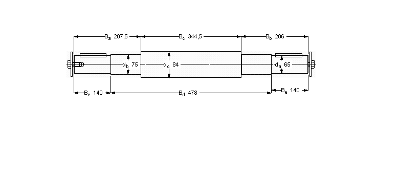 SKF 双轴承单元, 用PDNB单元的轴VJ-PDNB215样本图片