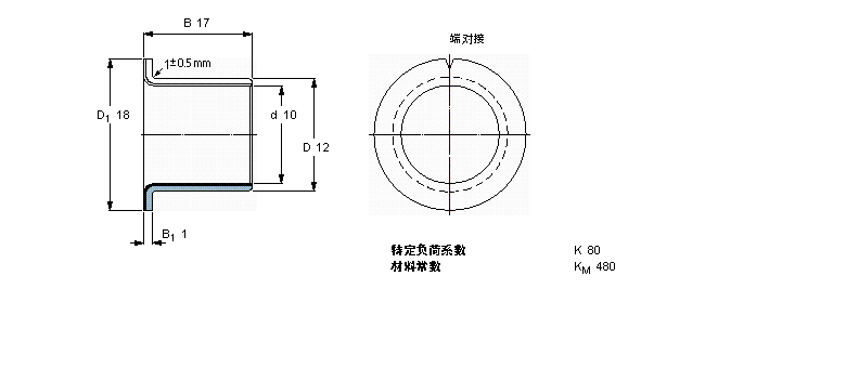 SKF 复合干滑动带法兰轴套PCMF101217B样本图片
